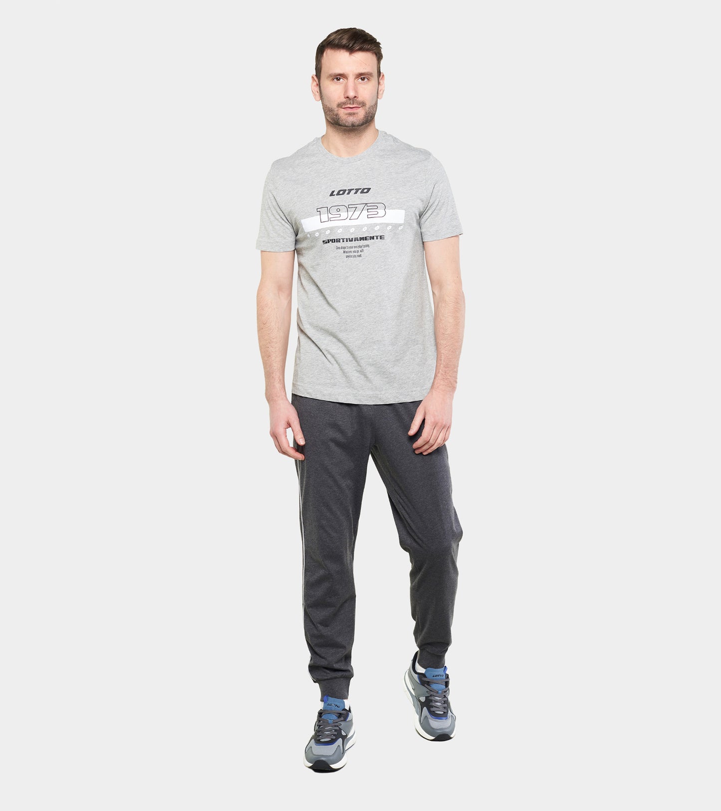 Чоловіча футболка Lotto TEE PRISMA III MEL JS
