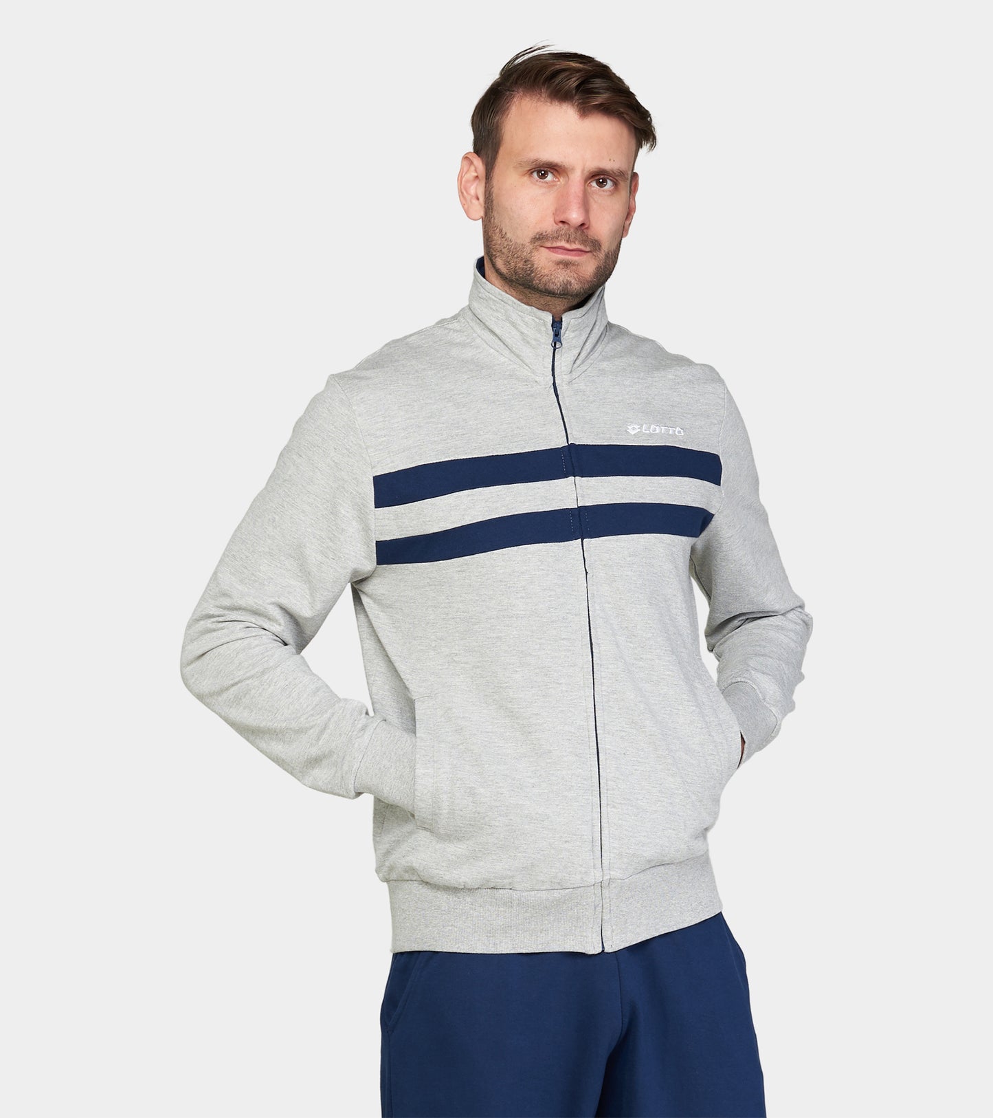 Чоловічий спортивний костюм Lotto SUIT DUAL V MEL FT