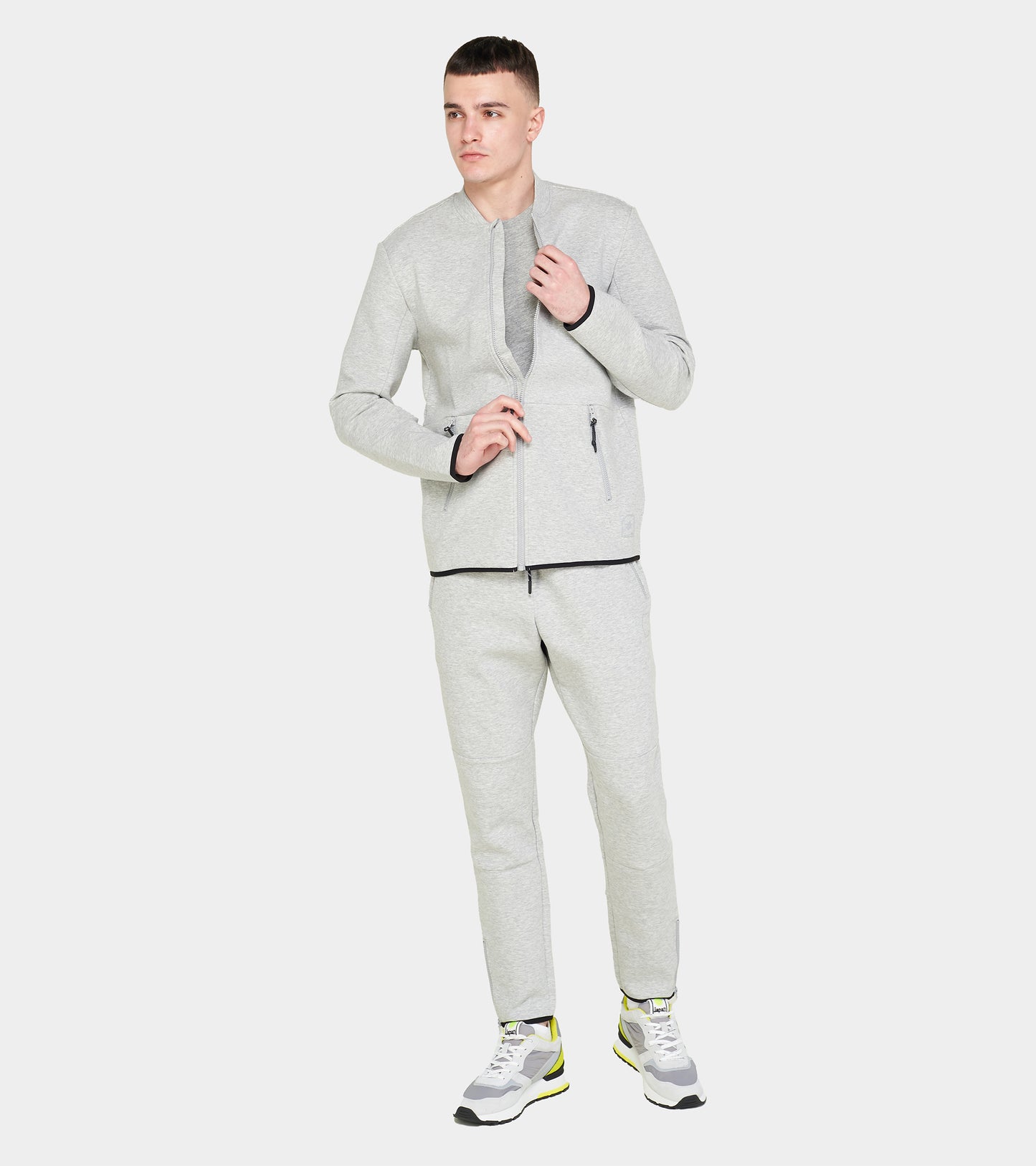 Чоловіча спортивна кофта Lotto LAB SWEAT FZ MEL