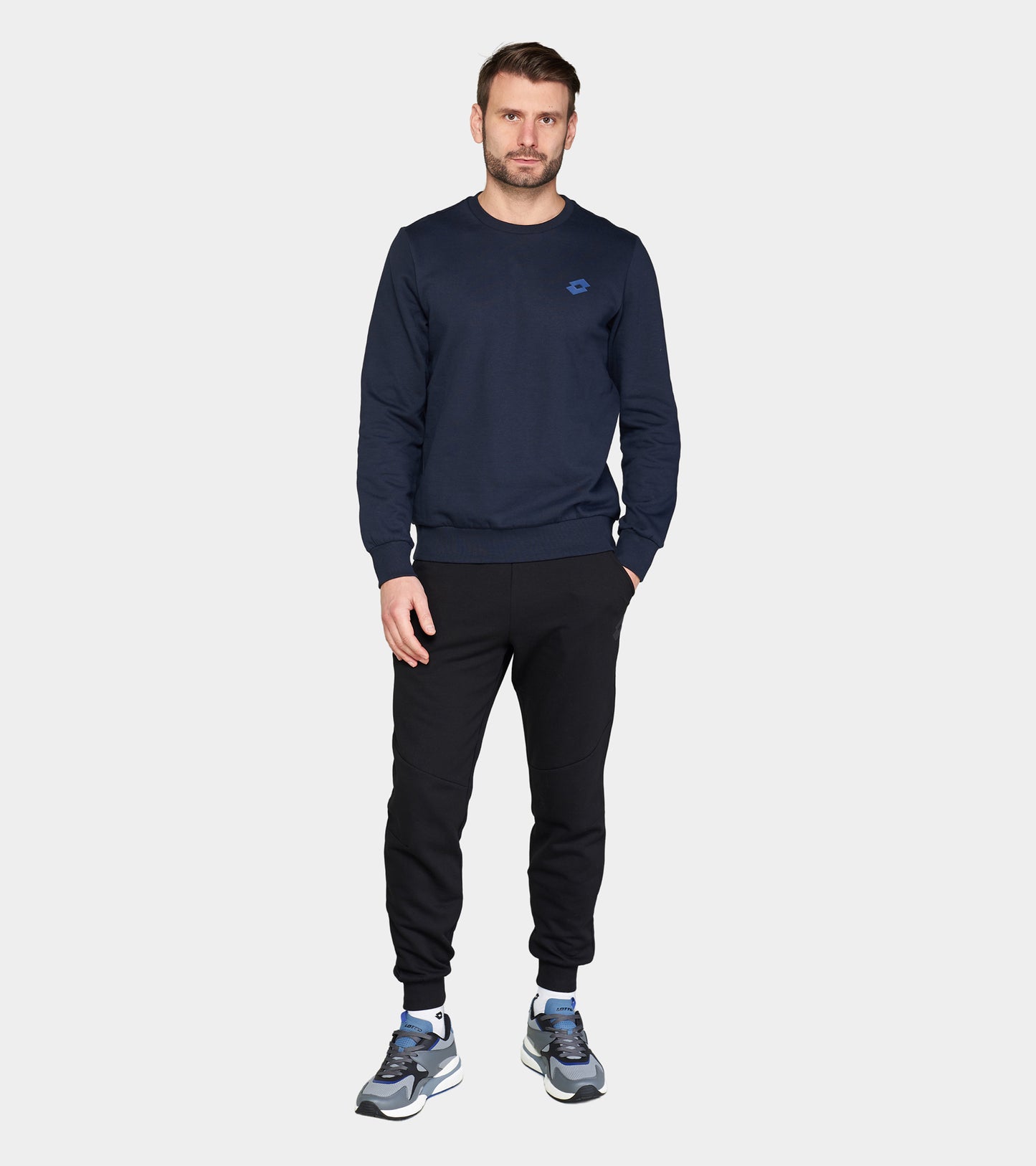 Чоловічий реглан Lotto MSC SWEAT RN
