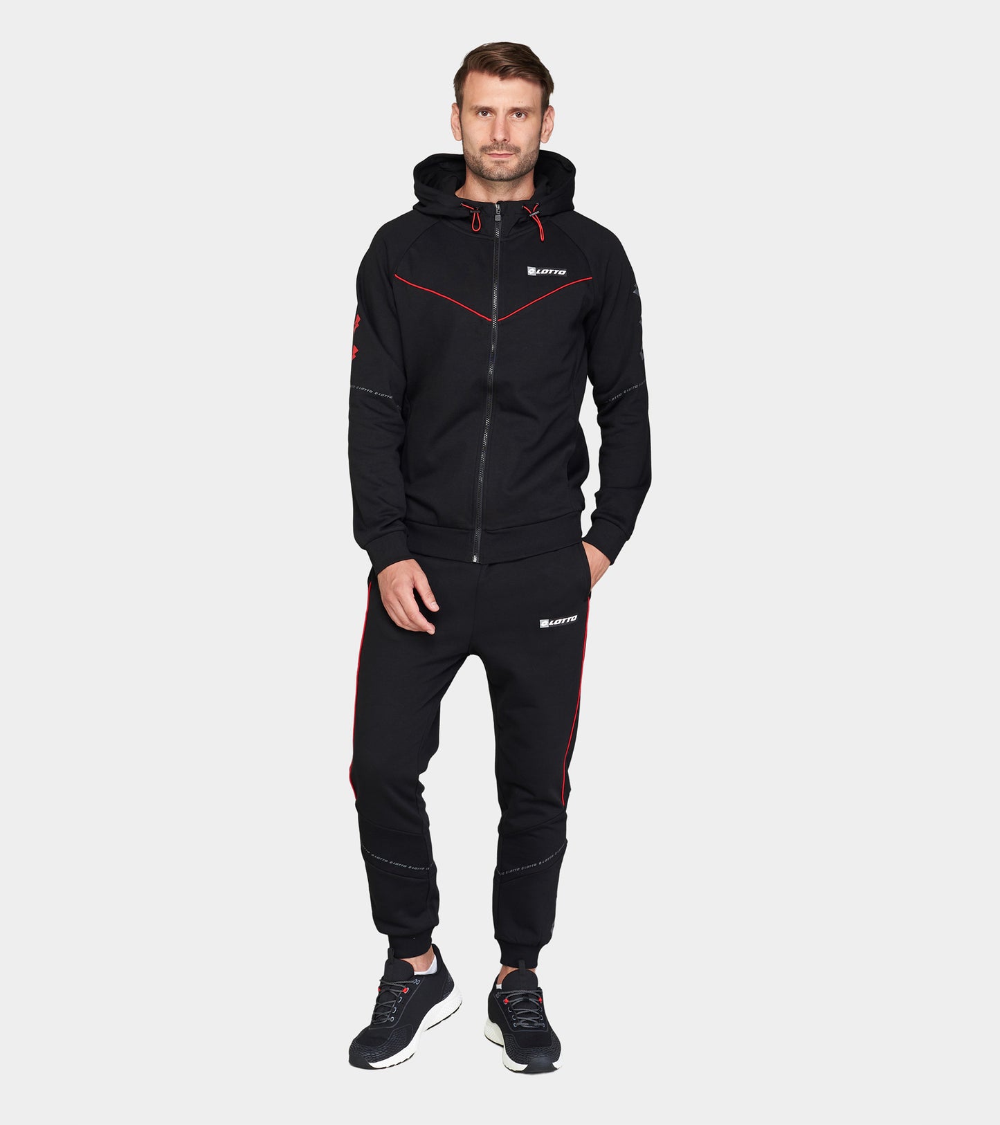 Чоловіче худі Lotto LOGO VIII SWEAT FZ HD