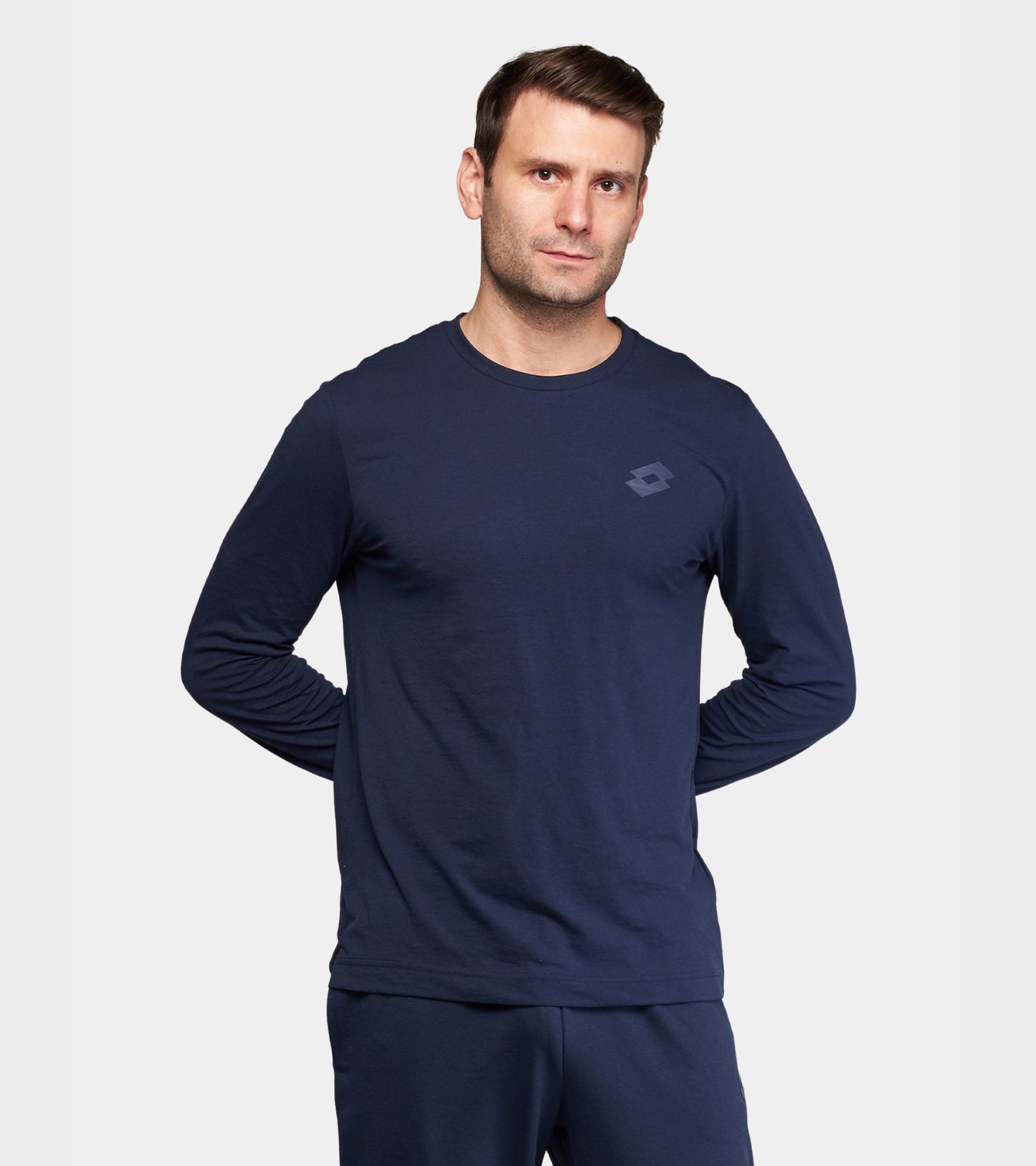 Чоловіча футболка з довгим рукавом Lotto MSC TEE LS II