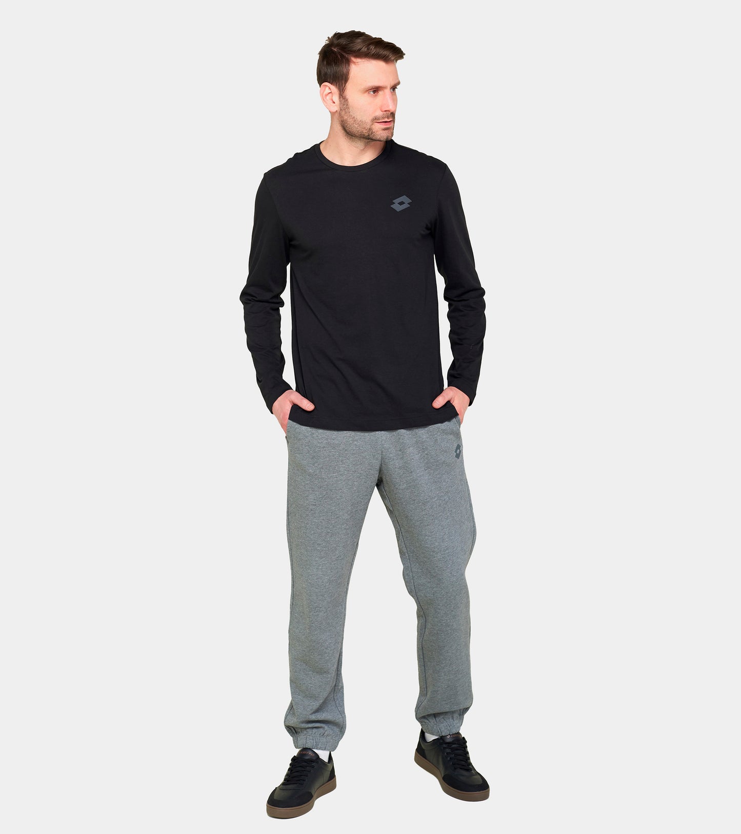 Чоловіча футболка з довгим рукавом Lotto MSC TEE LS II