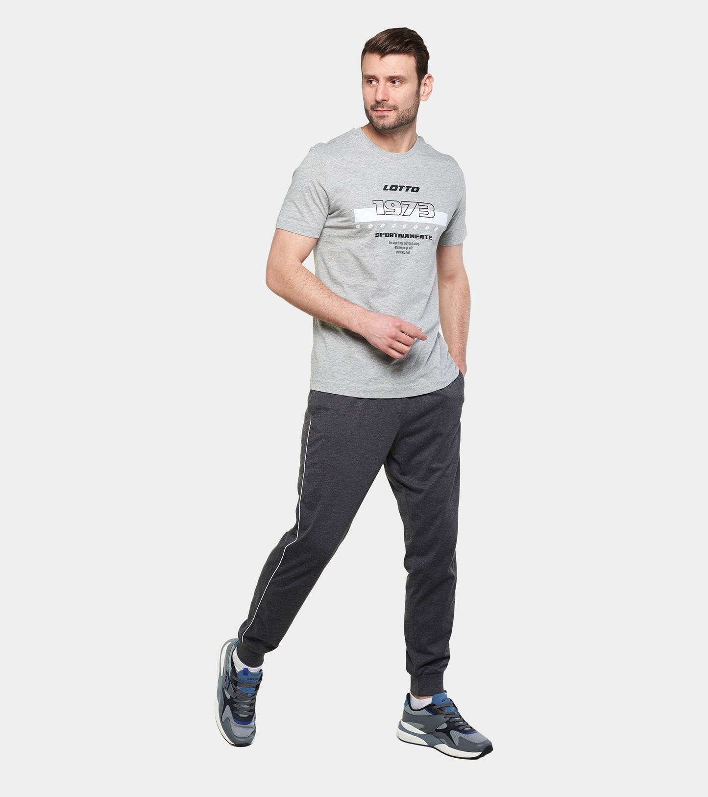 Чоловічі спортивні штани Lotto MSC PANT CUFF II MEL