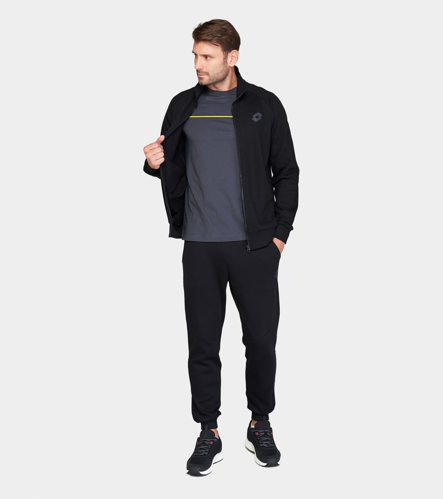Чоловіча спортивна кофта Lotto MSC SWEAT FZ III