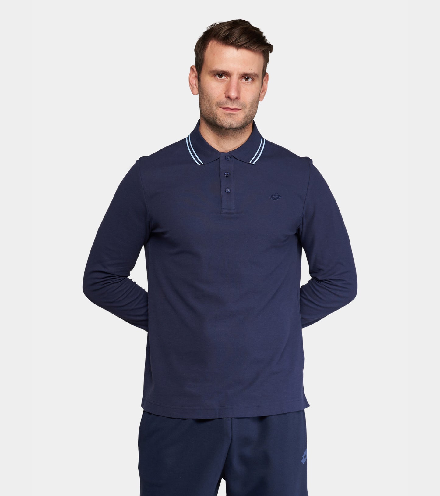 Чоловіче поло з довгим рукавом Lotto POLO CLASSICA I LS