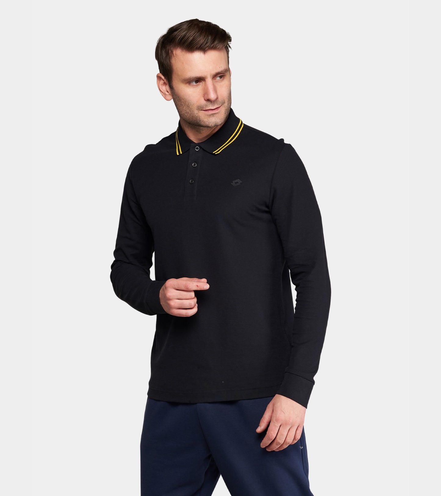 Чоловіче поло з довгим рукавом Lotto POLO CLASSICA I LS