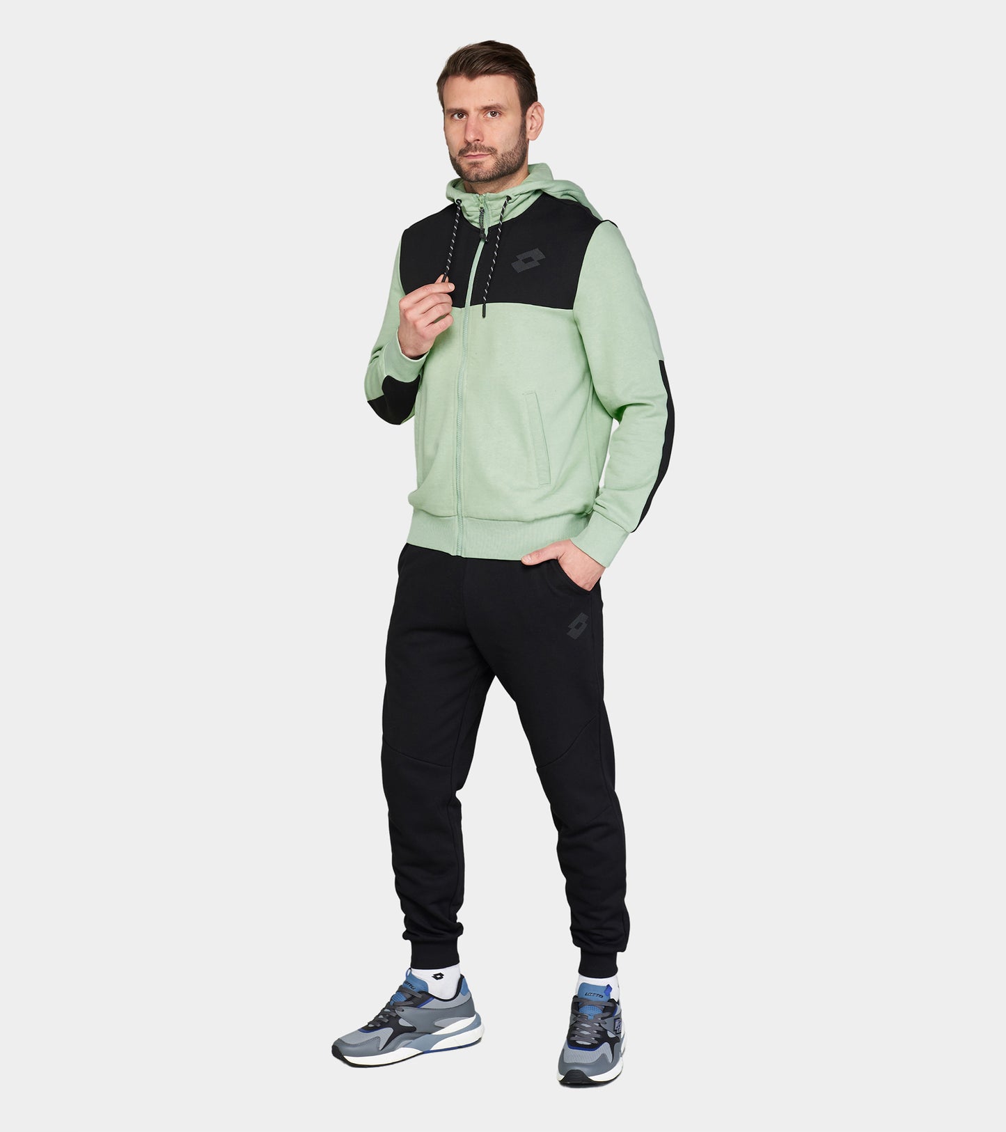 Чоловіче худі Lotto TRAINING PURE SWEAT FZ HD 1