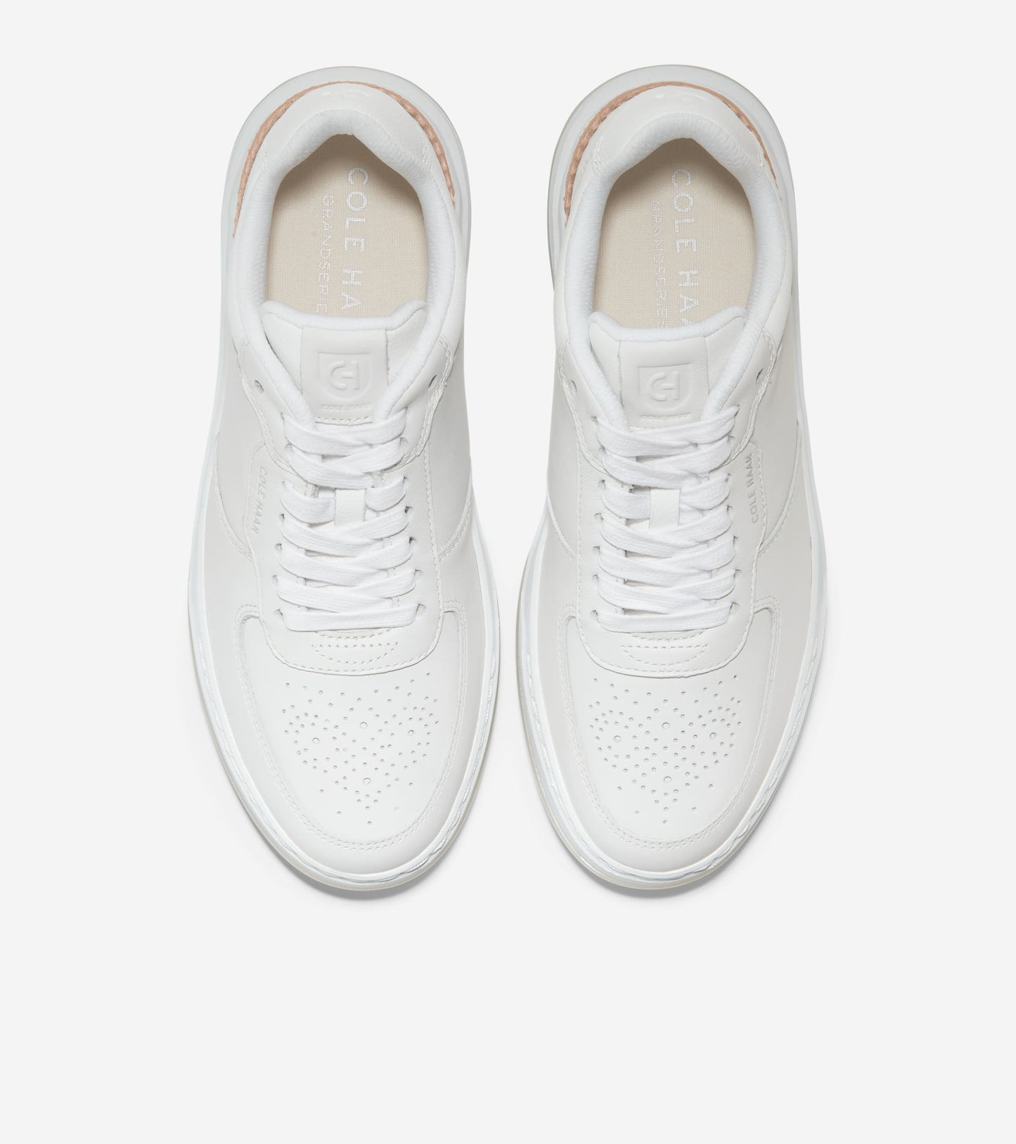 W26609:WHITE LEATHER/ IVORY