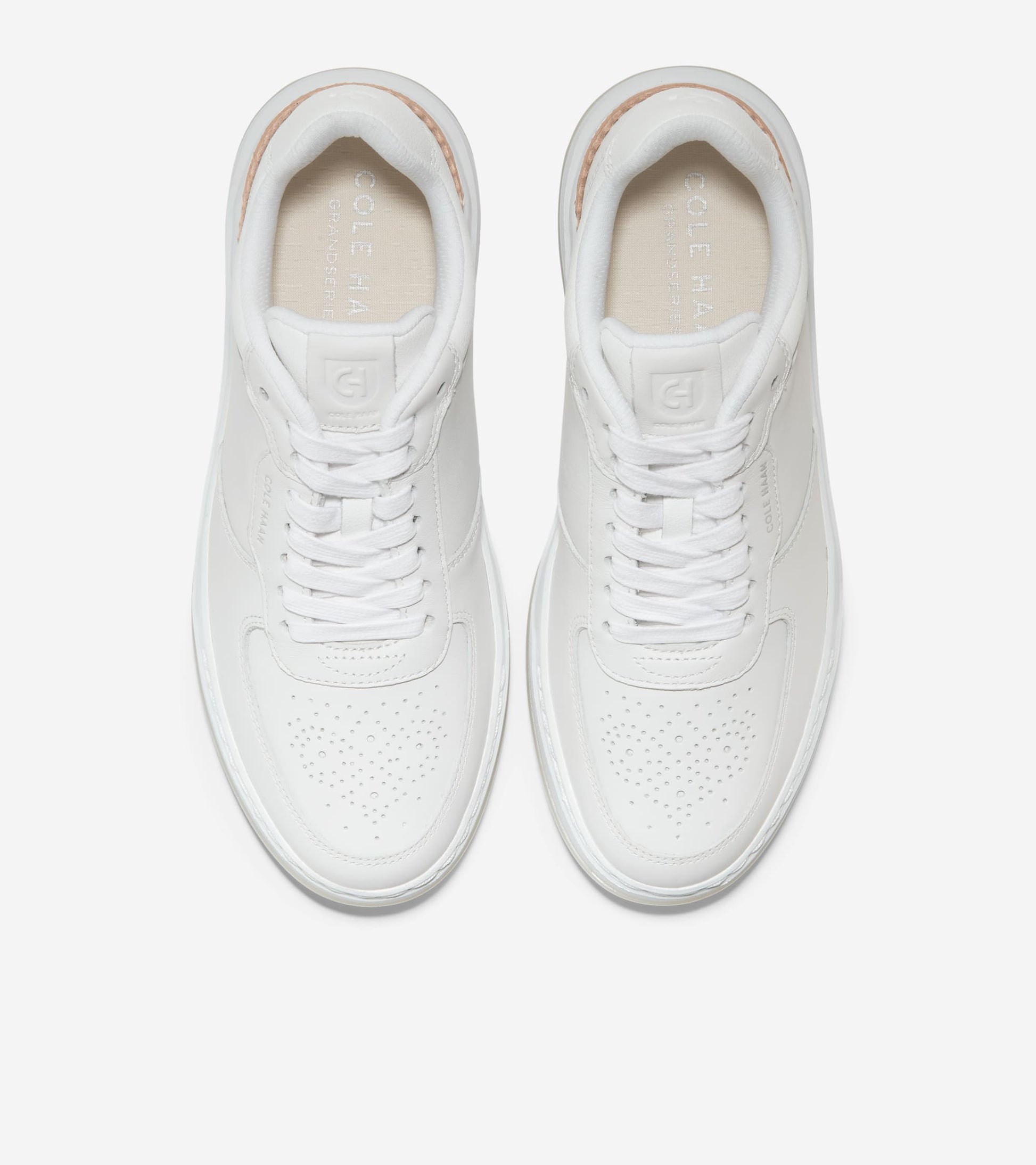 W26609:WHITE LEATHER/ IVORY