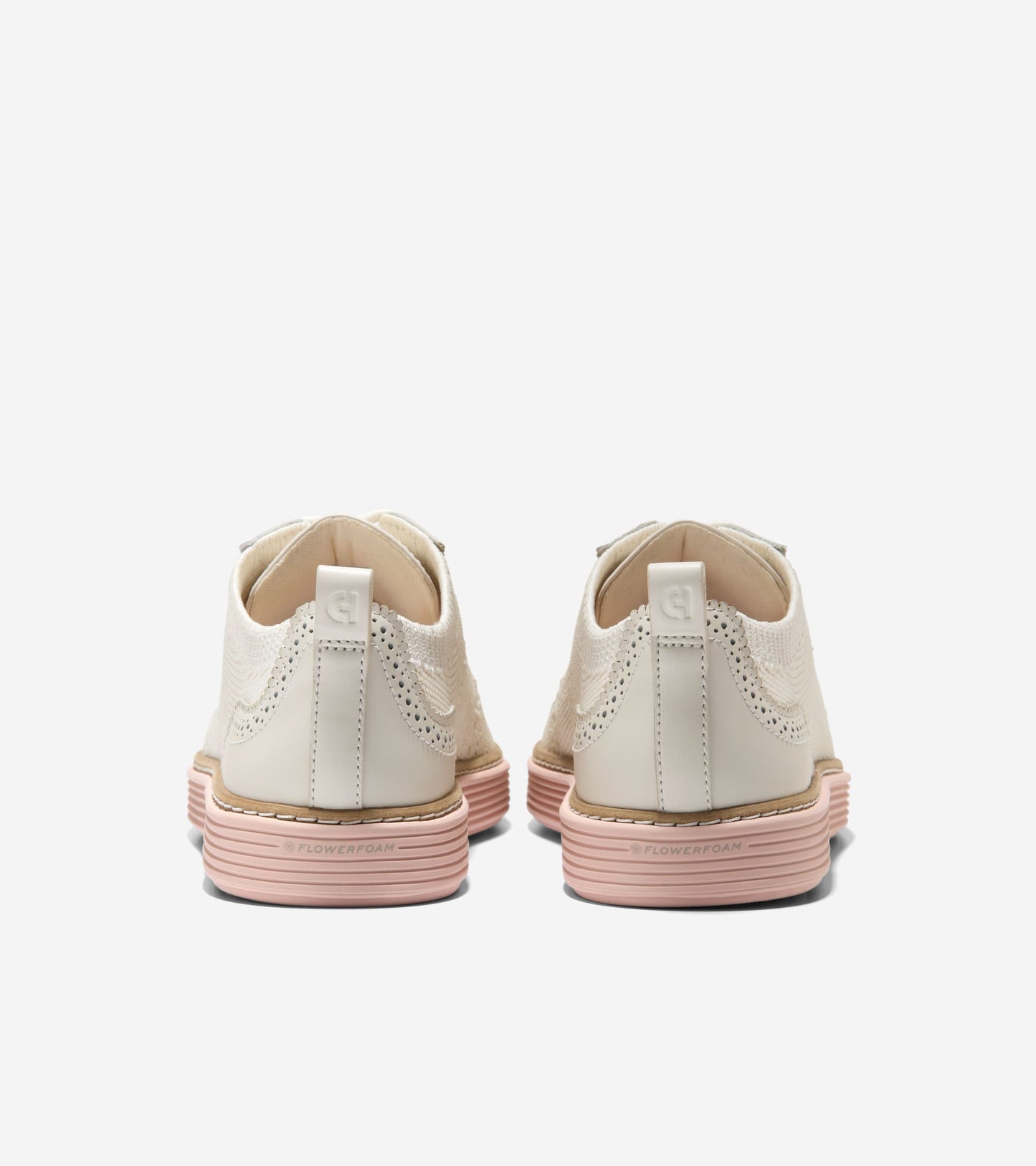 W33445:IVORY KNIT/LEATHER/CAMEO ROSE