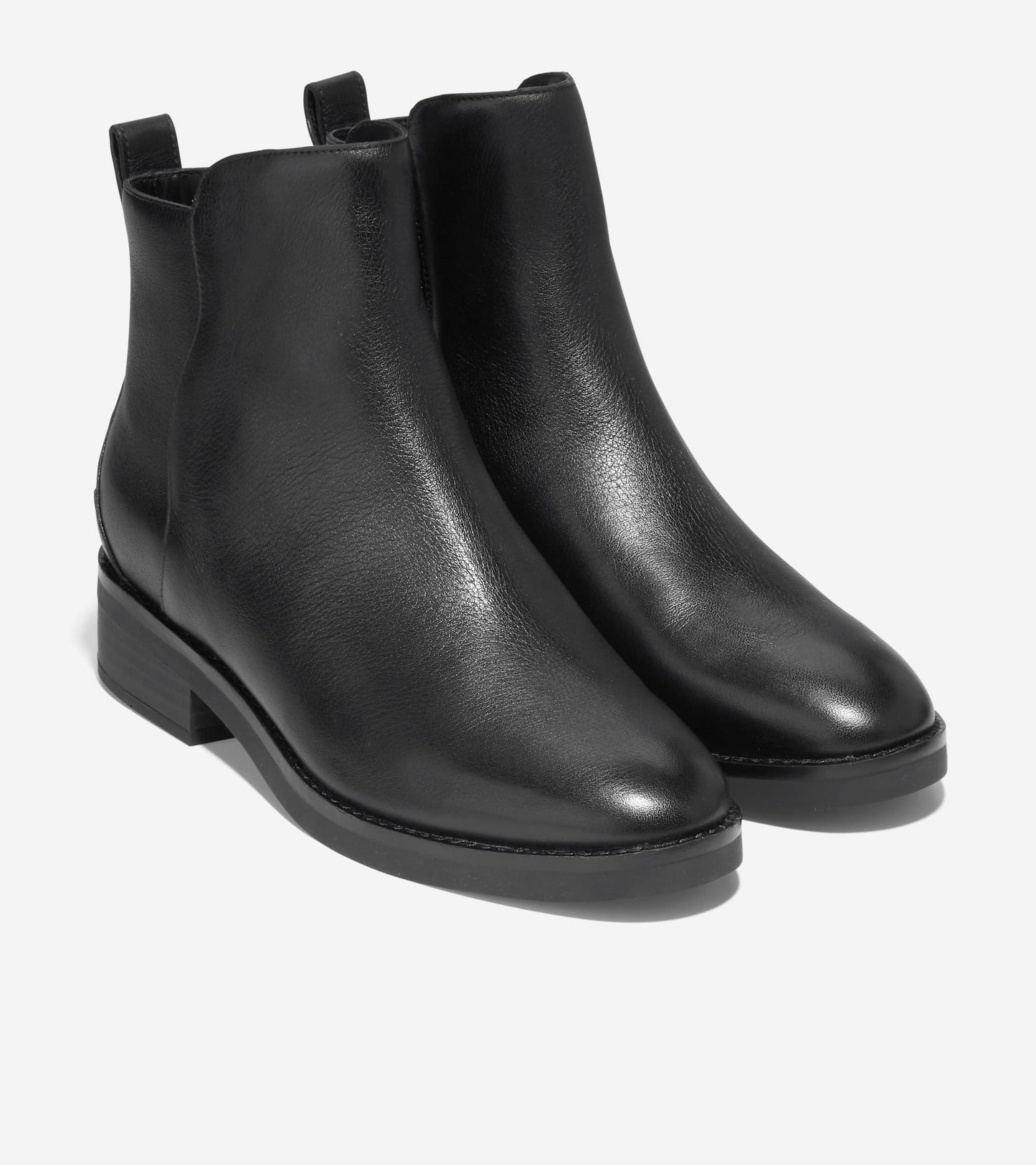 W26413:WP BLACK LEATHER W/ BLACK OUTSOLE
