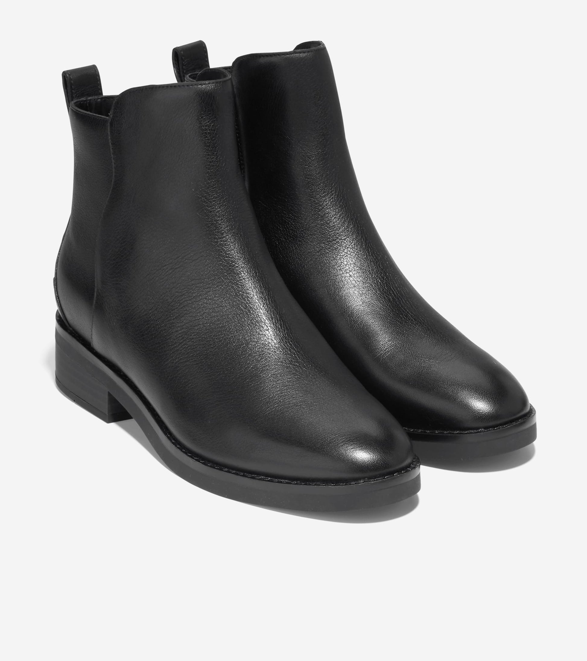 W26413:WP BLACK LEATHER W/ BLACK OUTSOLE