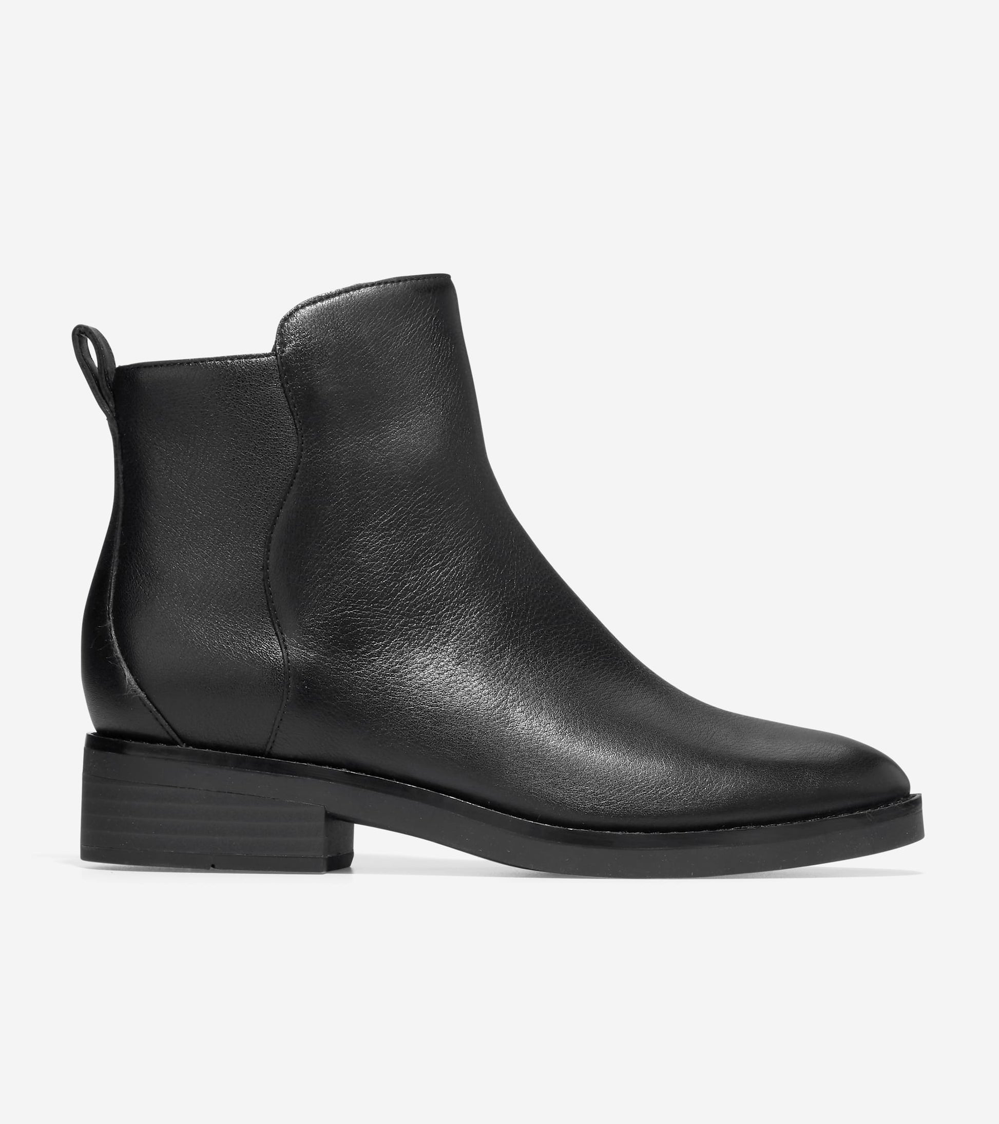 W26413:WP BLACK LEATHER W/ BLACK OUTSOLE