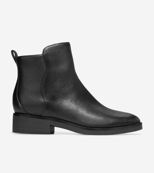 W26413:WP BLACK LEATHER W/ BLACK OUTSOLE