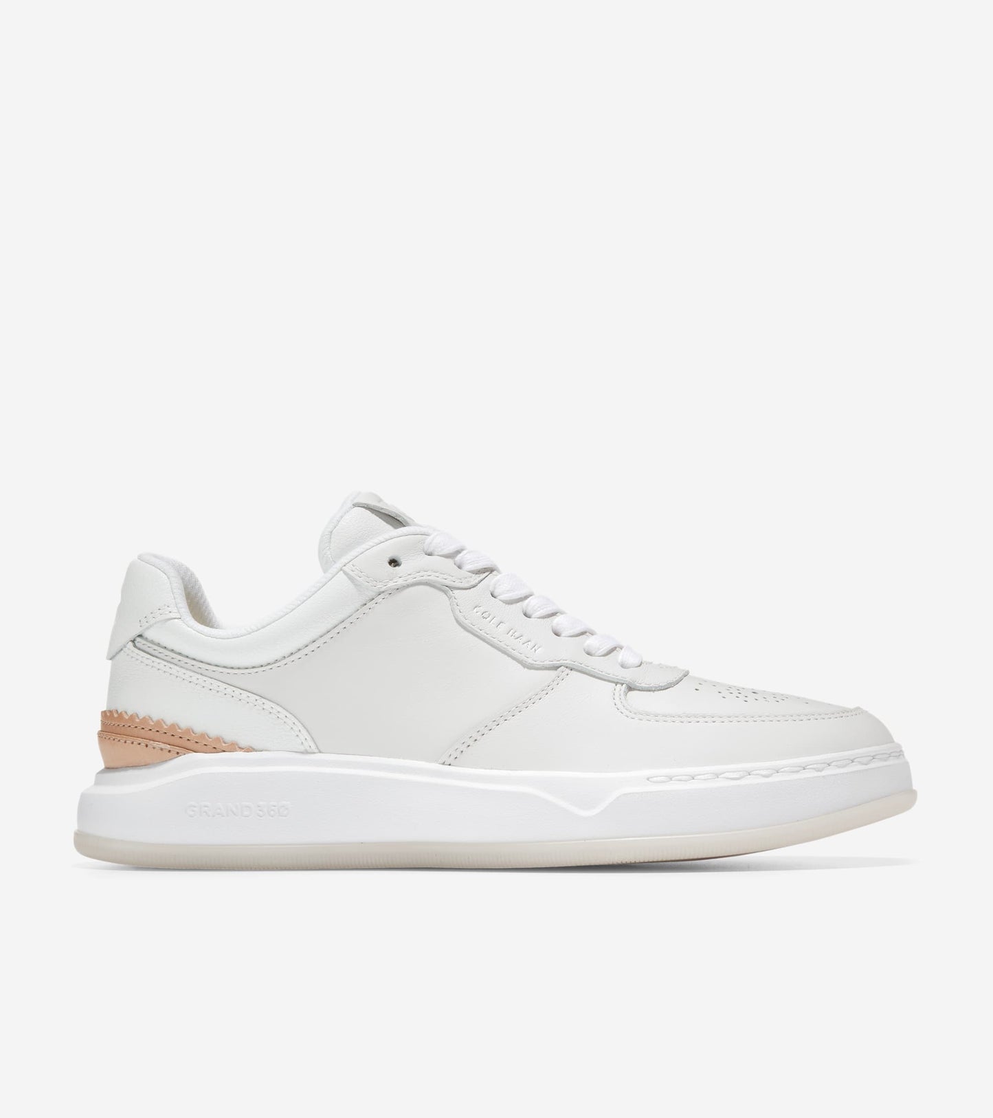 W26609:WHITE LEATHER/ IVORY