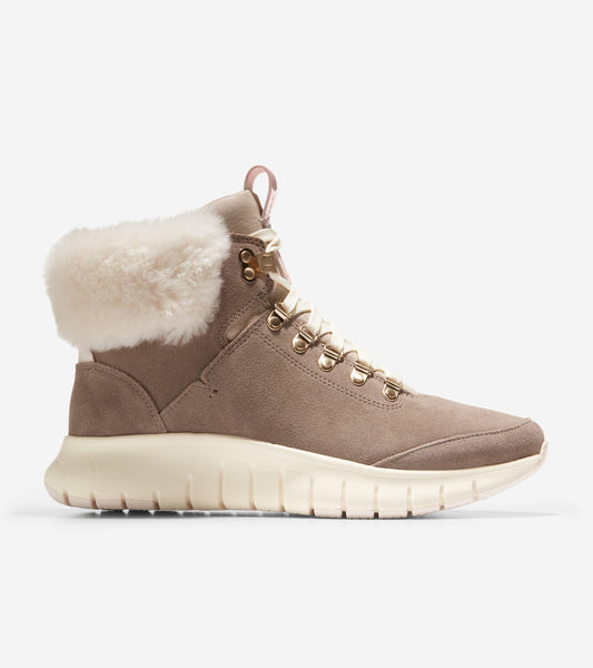 W29502:CH IRISH COFFEE/NATURAL SHEARLING/IVORY WP