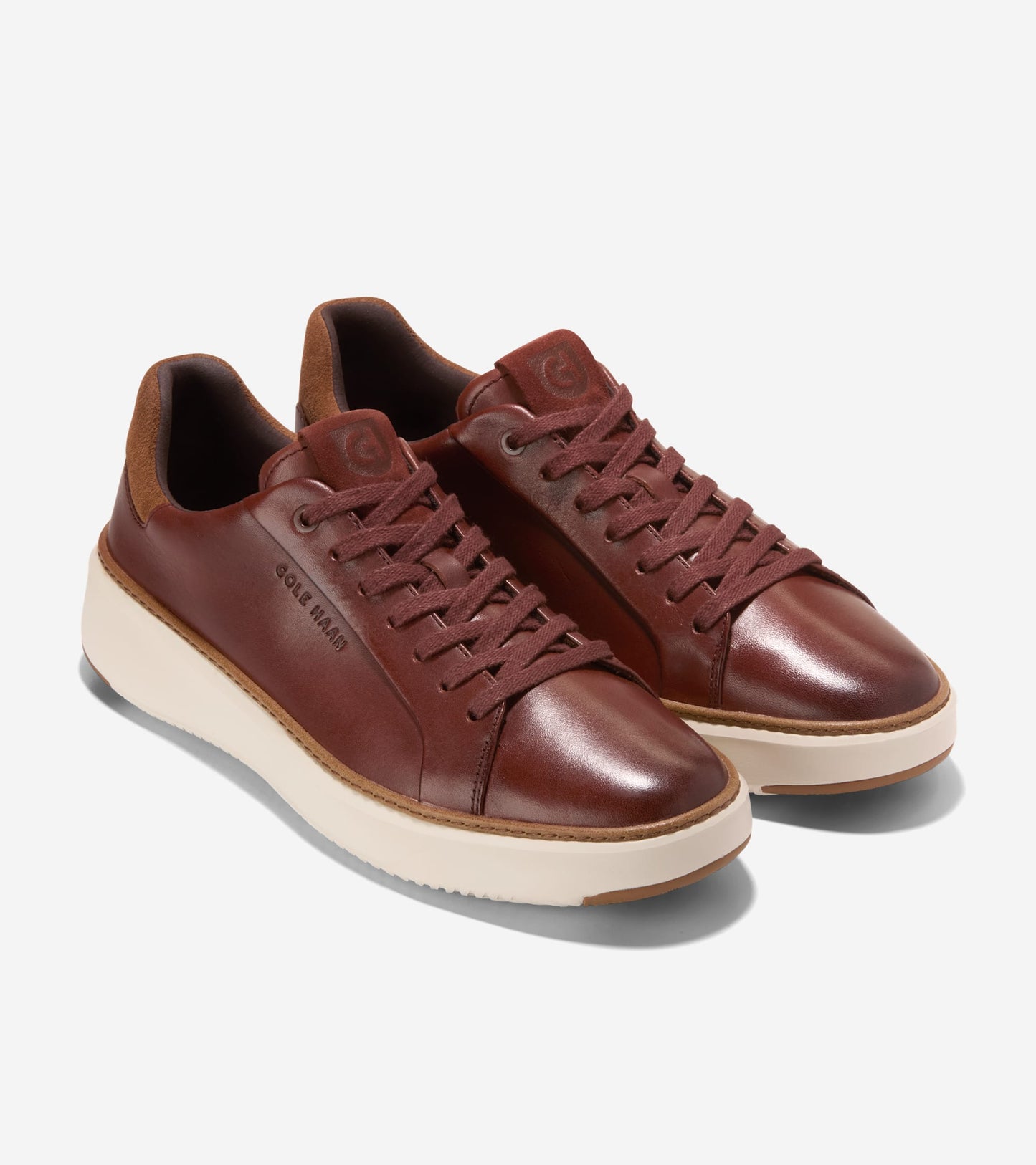 C41229:DK BRICK / NEW CARAMEL / IVORY