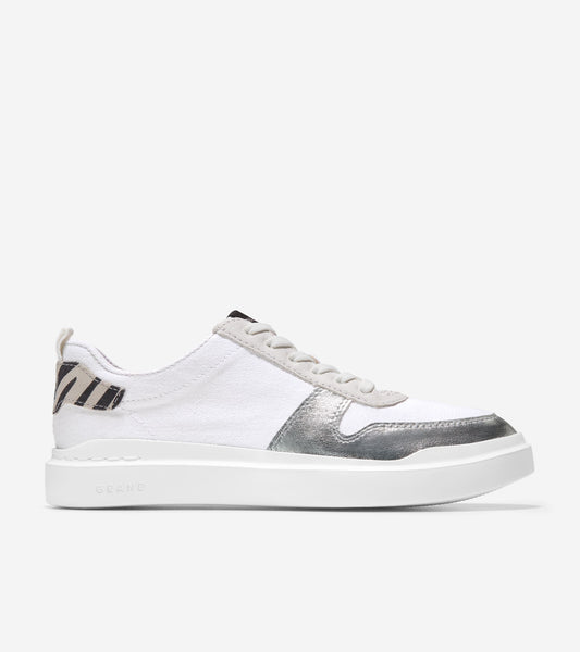 W23376:OPTIC WHITE / PRINTED ZEBRA / SILVER / OPTIC WHITE OS