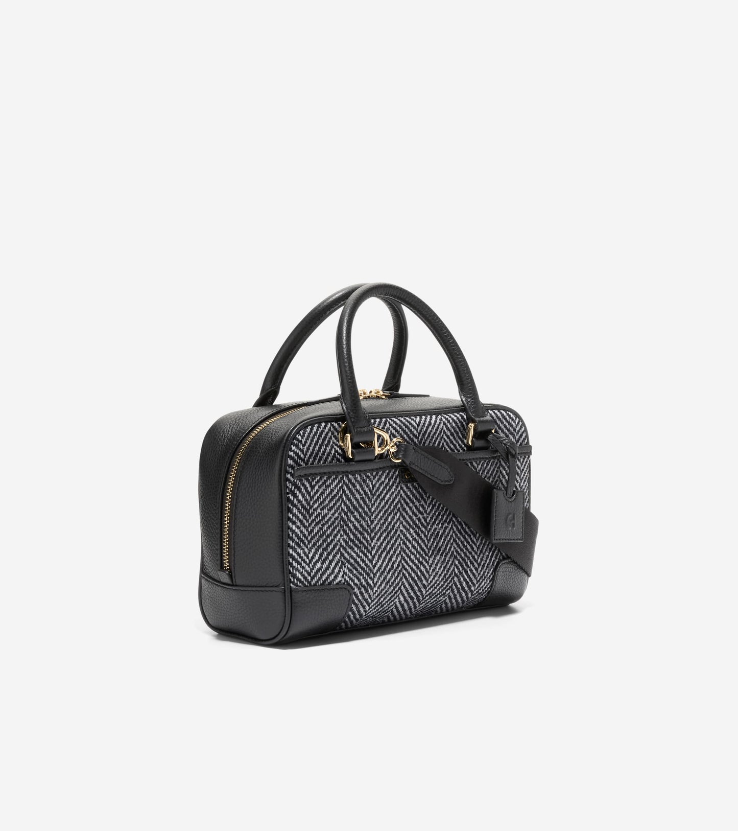 U07764:HERRINGBONE TWEED/ BLACK:0000